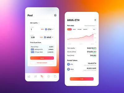 Pool banking binance crypto crypto exchange crypto wallet cryptocurrency ethereum finance fintech interface mobile ui ui design ux uxui