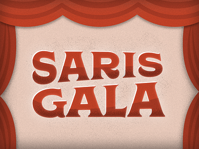 Saris Gala Art Direction Exploration art direction brand branding carnival circus event gala logo texture