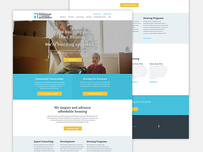 WPHD Homepage Design homepage layout typography ui ux web website