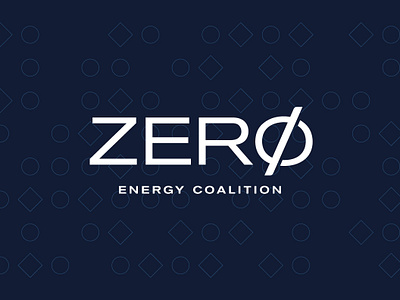 Zero Energy Coalition Wordmark brand branding clean identity logo pattern typography visual identity wordmark