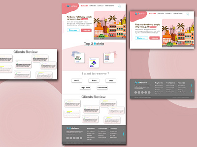 hotel app branding design graphic design illustrator logo ui ux web website