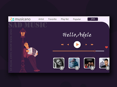 music app app branding design graphic design icon logo ui ux web website