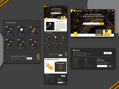 Watches website adobe xd app design icon photo ui uidesign uiux user experience user interface ux web webdesign website
