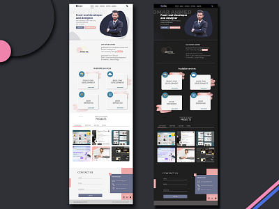 Portfolio support dark theme design persona personal personal brand personal project protfolio ui ui ux uiux user interface userinterface ux web web portfolio webdesign website