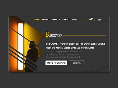 Recovery Landing page