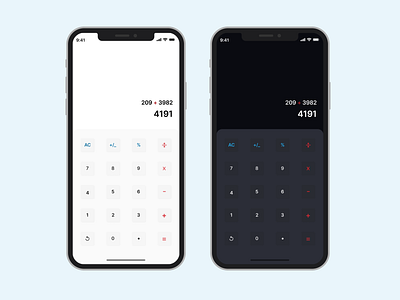 Calculator dailyuichallenge ui