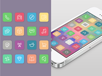 HueNstroke iOS theme apps icons icons ios theme jailbreak stroke winterboard