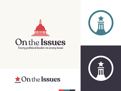 On the Issues Branding branding capitol design graphic design logo logotype politics rebrand