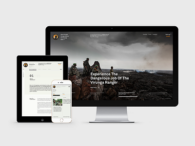 Virunga National Park design hello monday ui ux virunga website