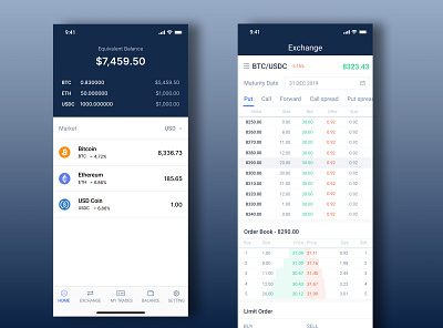 Crypto Market / Balance app blockchain btc cryptocurrency market