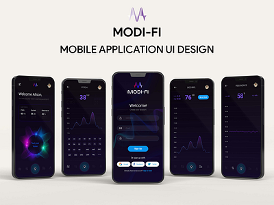 Mobile Applications UI Design 3d adobe xd animation app design design figma graphic design illustration mobile design mobile ui motion graphics ui ui design