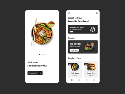 Restaurant Mobile App apk education branding motion graphics restaurant restaurant mobile app ui ui app ui mobil ui mobile ui restaurant