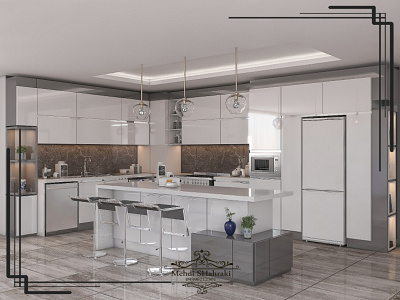 modern kitchen interior design