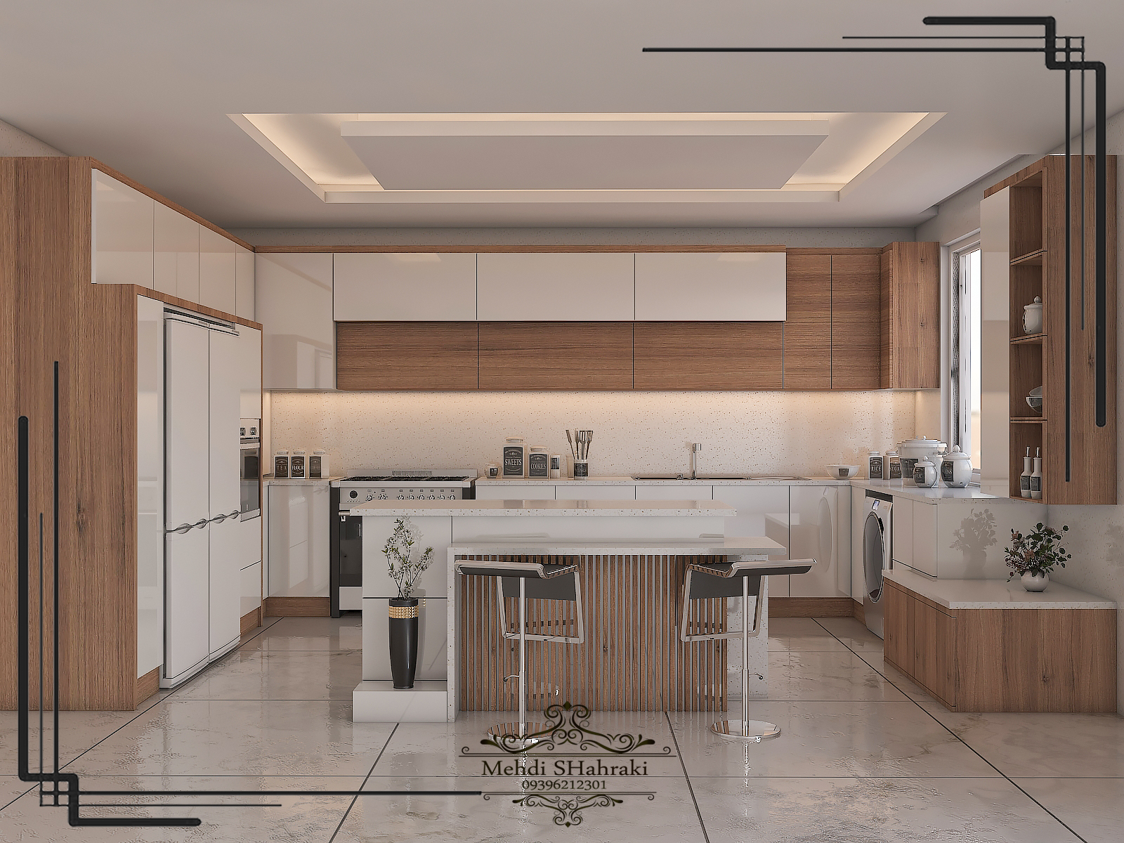 modern kitchen design by Mehdi shahraki on Dribbble