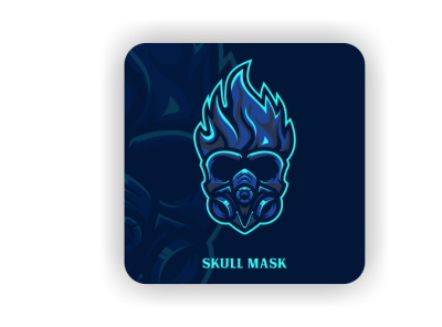 Skull Mask Mascot Logo