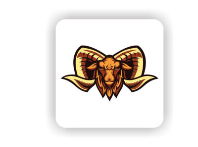 The Aries Mascot Logo