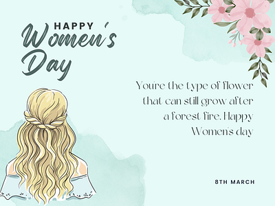 Women's Day social media post template