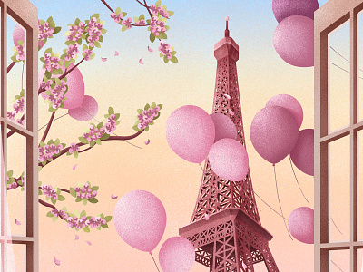 I love Paris illustration