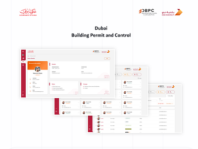 Dubai-BPC System adminpanel system ui ux uxui webdesign