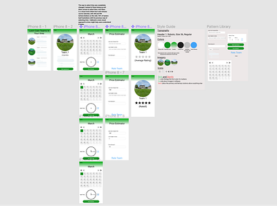 Gardenia WireFrame, Pattern Library, and Style Guide app design figma figmadesign pattern library prototype style guide ui ux wireframe