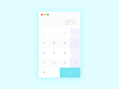 Daily UI 004 - Calculator