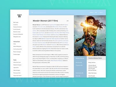 Wikipedia Redesign blog design flat mobile platform product redesign ui user ux web wikipedia