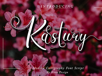 Kastury design font fontscript illustration inspiration logo modernscript typography