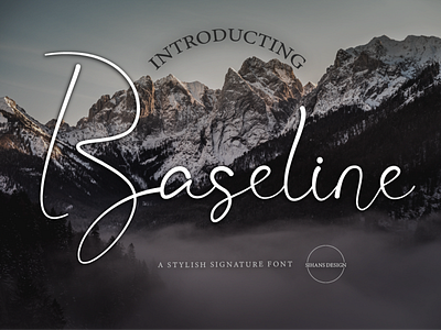 Baseline a signature font