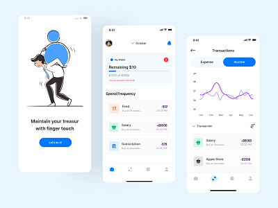 Finance Mobile App UI Design