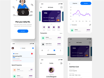 Finance Mobile App UI Design