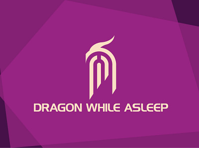 Dragon while asleep logo app branding design dragon graphic design icon illustrator logo minimal modern sleep smart unique