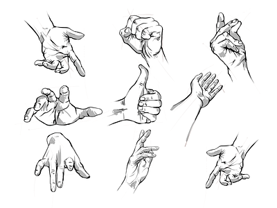Hands sketch hands hands sketch illustration illustrator sketch vector