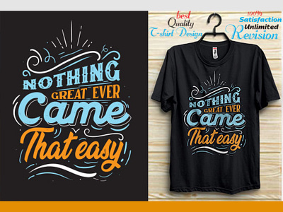 Typography t shirt design for online business and store