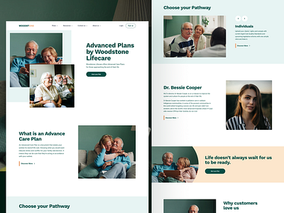 Lifecare Plans Website banner design healthcare homepage layout lifecare medical plans ui ux webdesign website