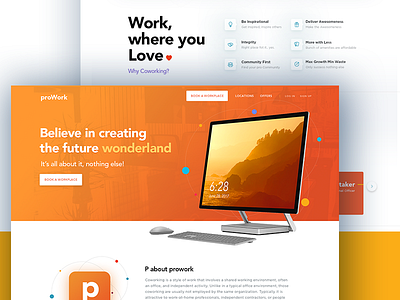 Proworking 👨‍💻 - Landing page