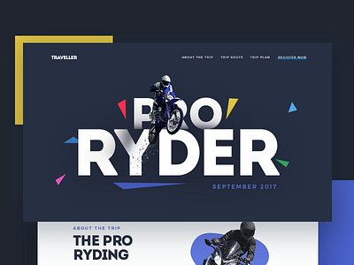 ProRider 🚴 - Landing Page