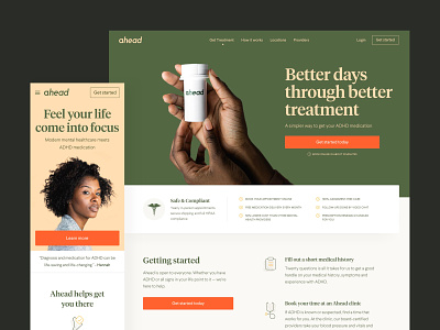 Ahead clean design ecommerce get started home pdp product typography ui ux web white