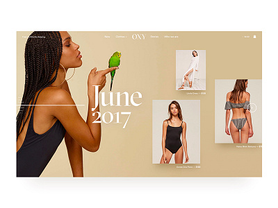 Oxy Lookbook design editorial fashion lookbook type ui ux web