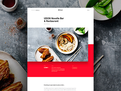 Start - Case study agency case study clean design ui ux web white