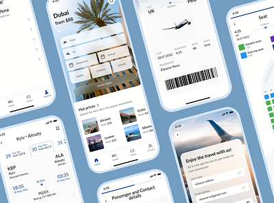 Flight booking App apartment app boarding booking branding check in check out design flight graphic design icon illustration logo travilling typography ui ux vector