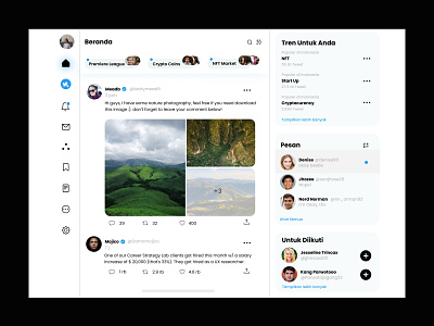 Twitter UI Redesign