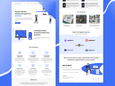 SaaS Landing Page - HOI Solutions