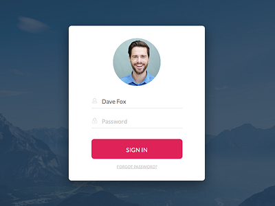 Daily UI #1: Sign Up screen 001 dailyui design flat form profile signin sketch ui