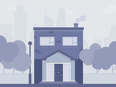 Sweet House city design flat graphic home house illustration sketch vector webdesign