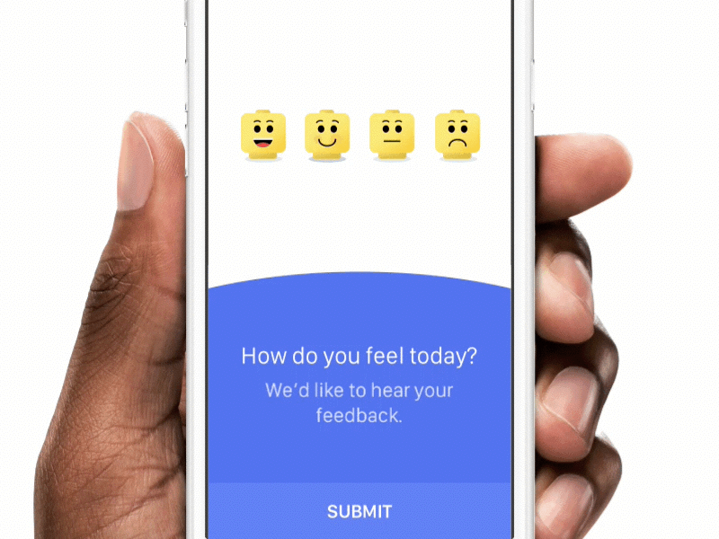 How do you feel today? animation app design emoji faces flat gif illustration mobile principle reactions sketch
