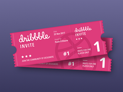 2 Dribbble Invites