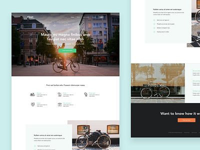 Bike City landing page