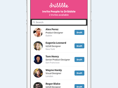 2 Dribbble Invites