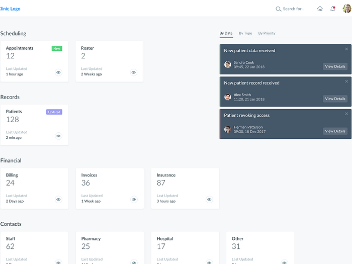 Blockchain in healthcare - Doctor's Dashboard by Paolo D'Ettorre on ...