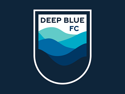 Deep Blue FC branding design graphic design logo vector